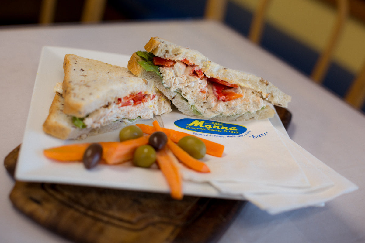 Chicken Salad Sandwich Manna European Bakery & Deli